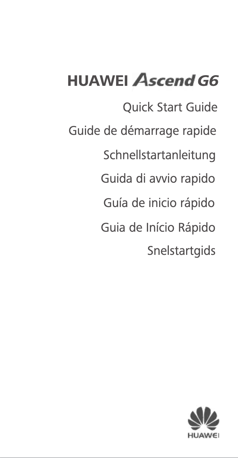 Imagen de la primera página del manual del dispositivo Ascend G615