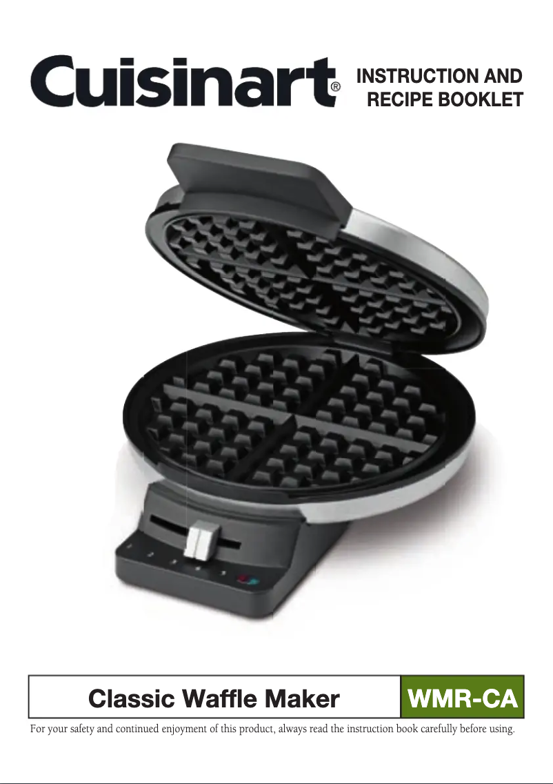 Página nº 1 - Manual de usuario Cuisinart WMR-CA