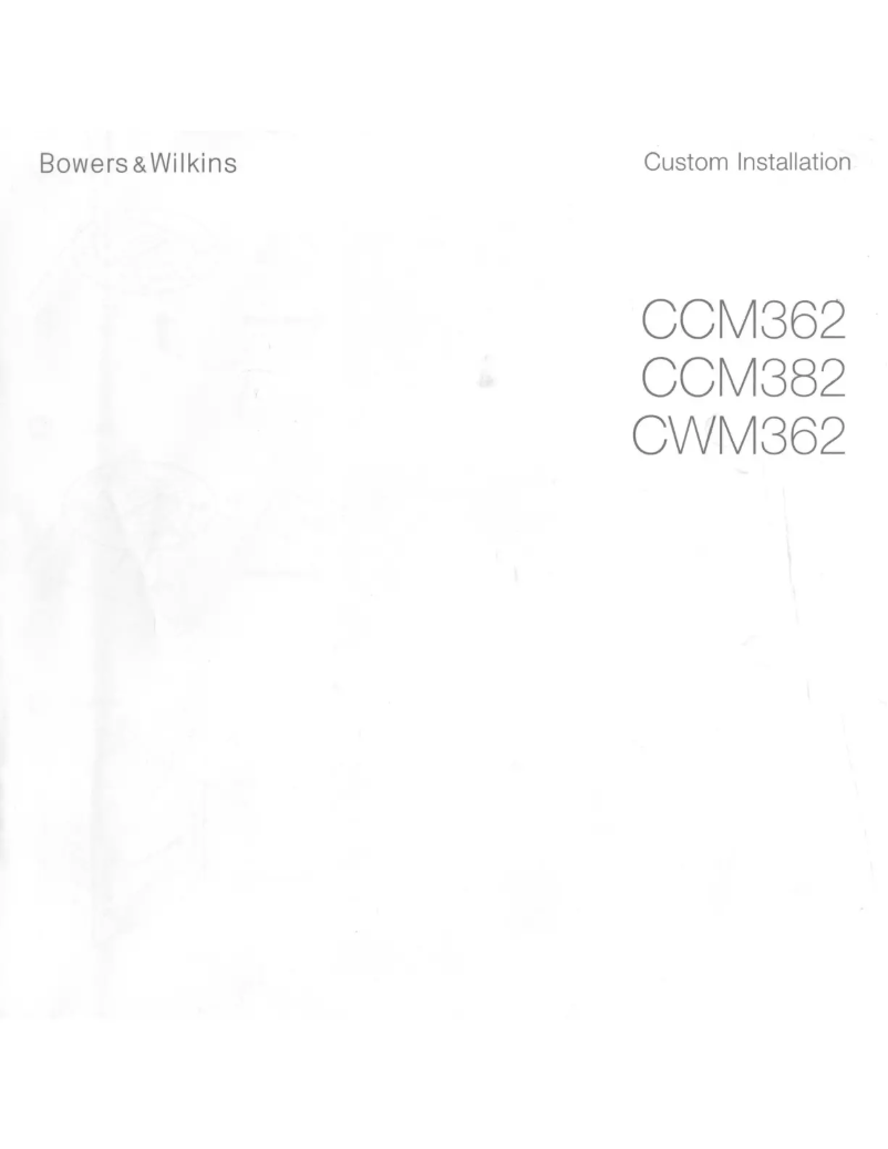 Página nº 1 - Manual de usuario Bowers & Wilkins Flexible Series CWM362