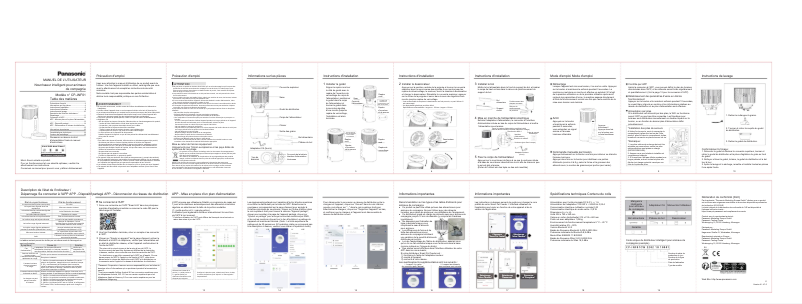 Página 1 del manual Manual de usuario Panasonic CP-JNF01