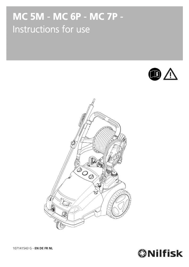 Imagen de la primera página del manual del dispositivo MC 5