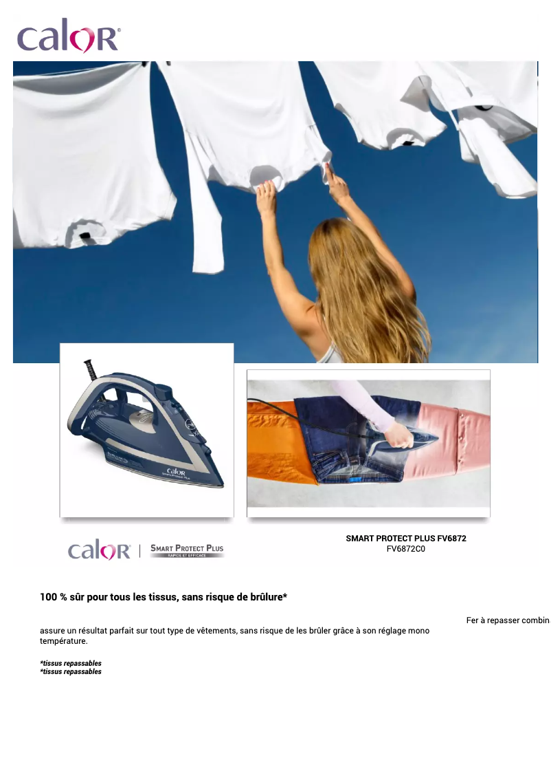 Imagen de la primera página del manual del dispositivo Smart Protect Plus FV6872