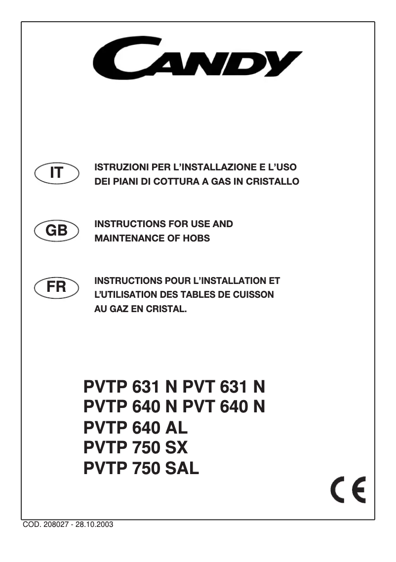 Imagen de la primera página del manual del dispositivo PC PVTP640AL