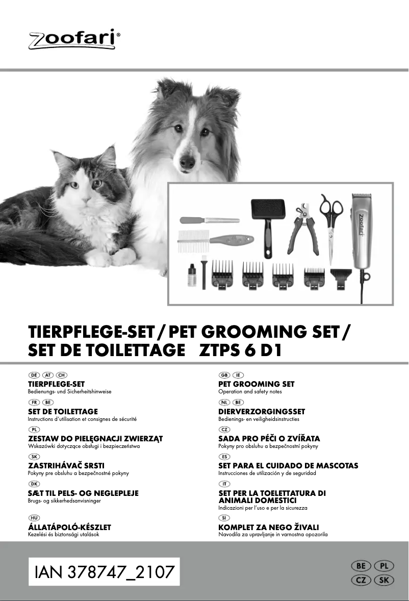 Página 1 del manual Manual de usuario Zoofari HG07376