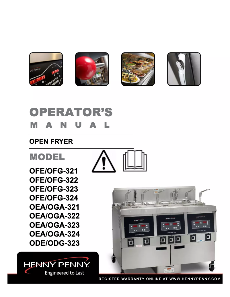 Imagen de la primera página del manual del dispositivo OFG-321