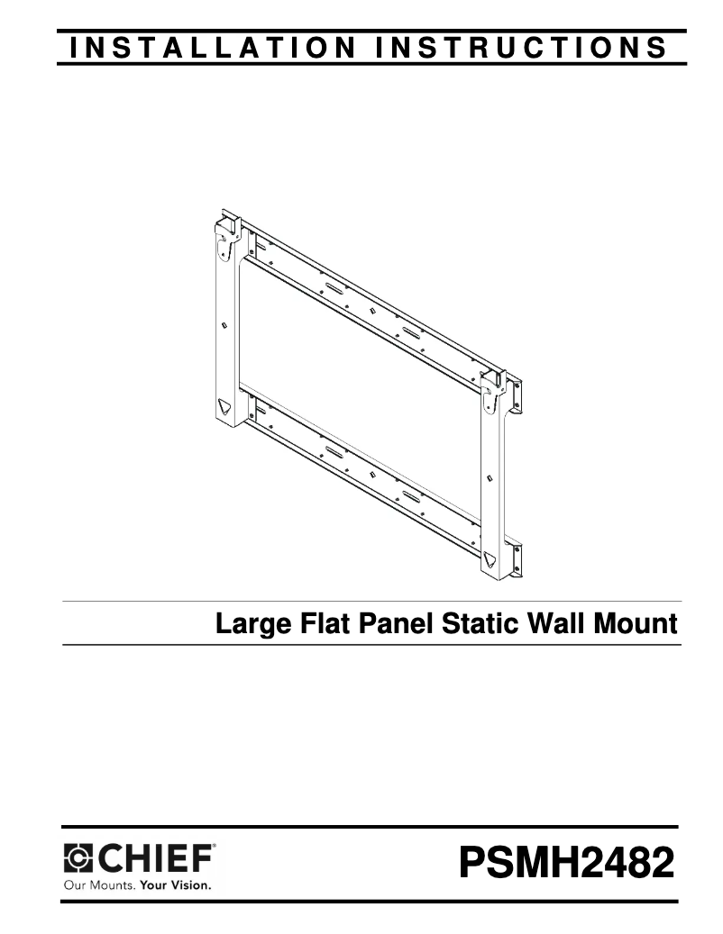 Página 1 del manual Manual de usuario Chief PSMH2482