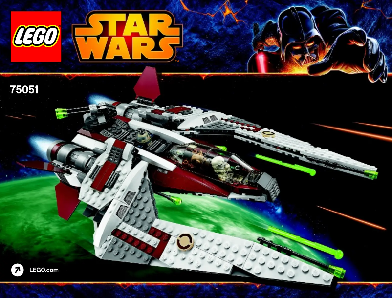 Página 1 del manual Manual de usuario Lego Star Wars 75051