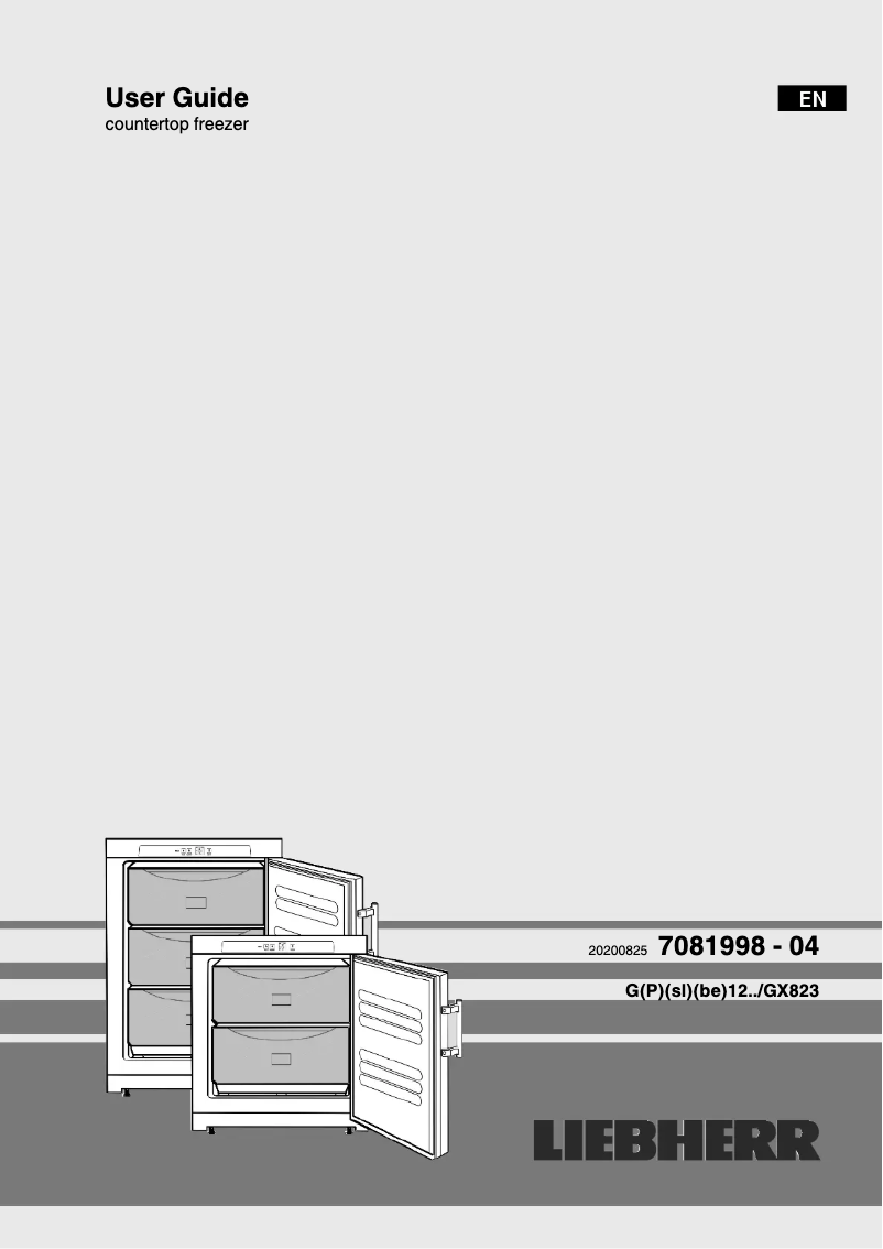 Imagen de la primera página del manual del dispositivo G 1213