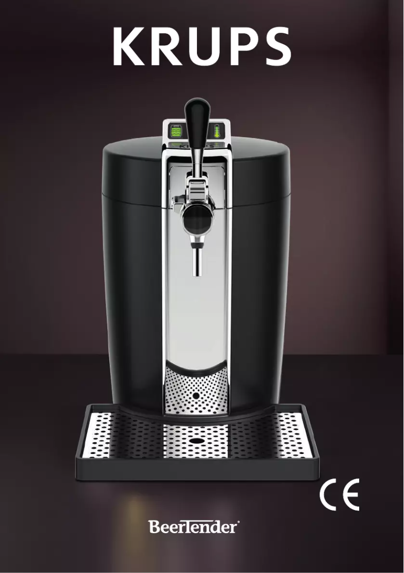 Imagen de la primera página del manual del dispositivo BeerTender B90