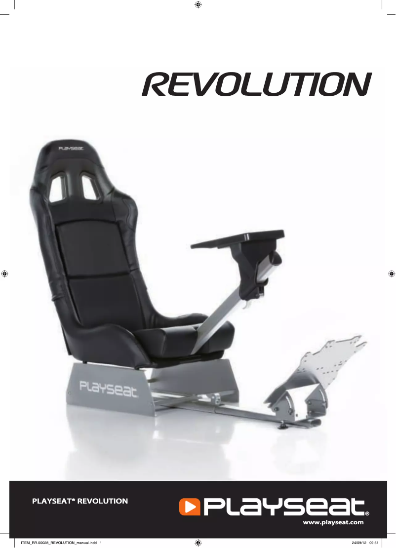 Página 1 del manual Manual de usuario Playseat Revolution