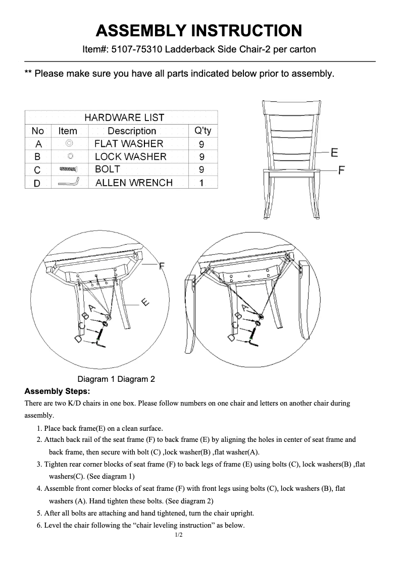 Página 1 del manual Manual de usuario Hooker 5107-75310