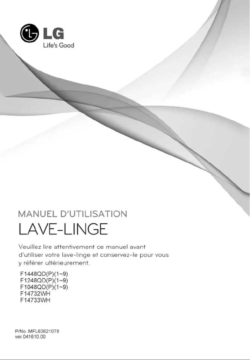 Imagen de la primera página del manual del dispositivo F14732WH