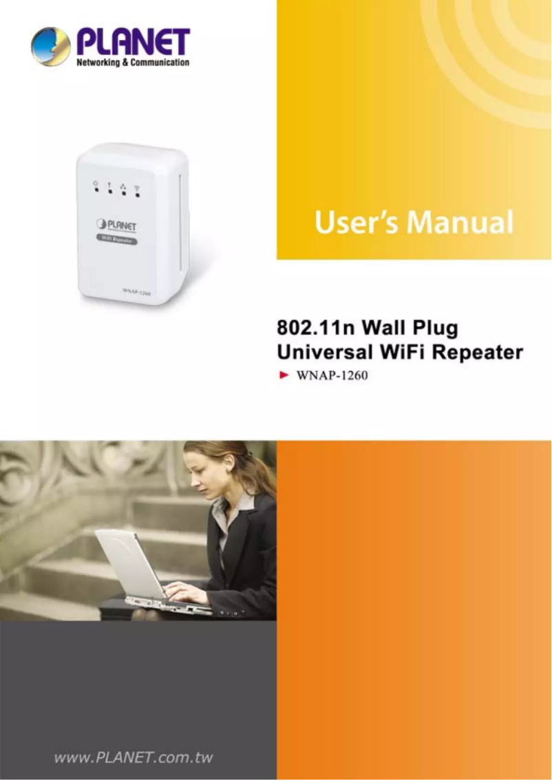 Página 1 del manual Manual de usuario Planet WNAP-1260-EU