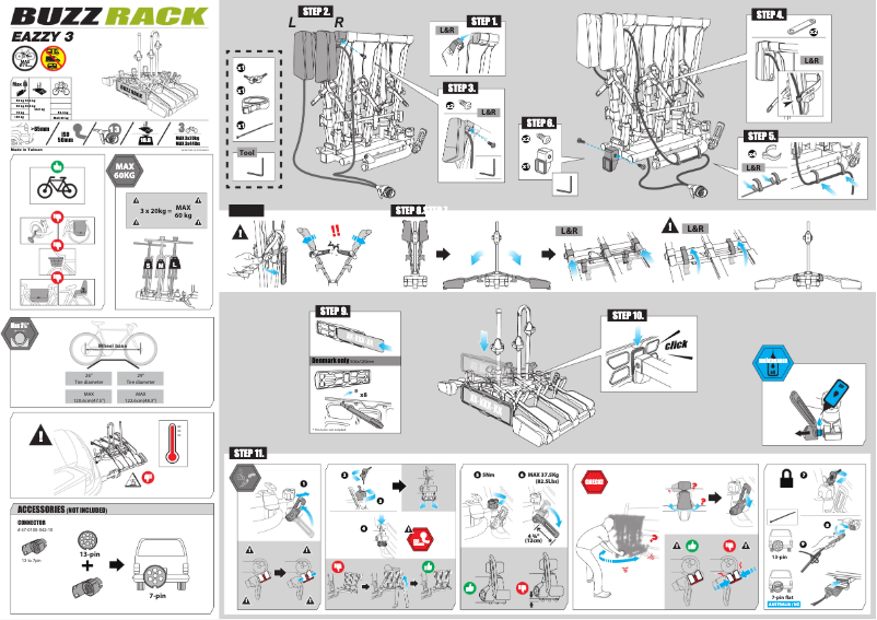 Página 1 del manual Manual de usuario Buzz Rack Eazzy 3
