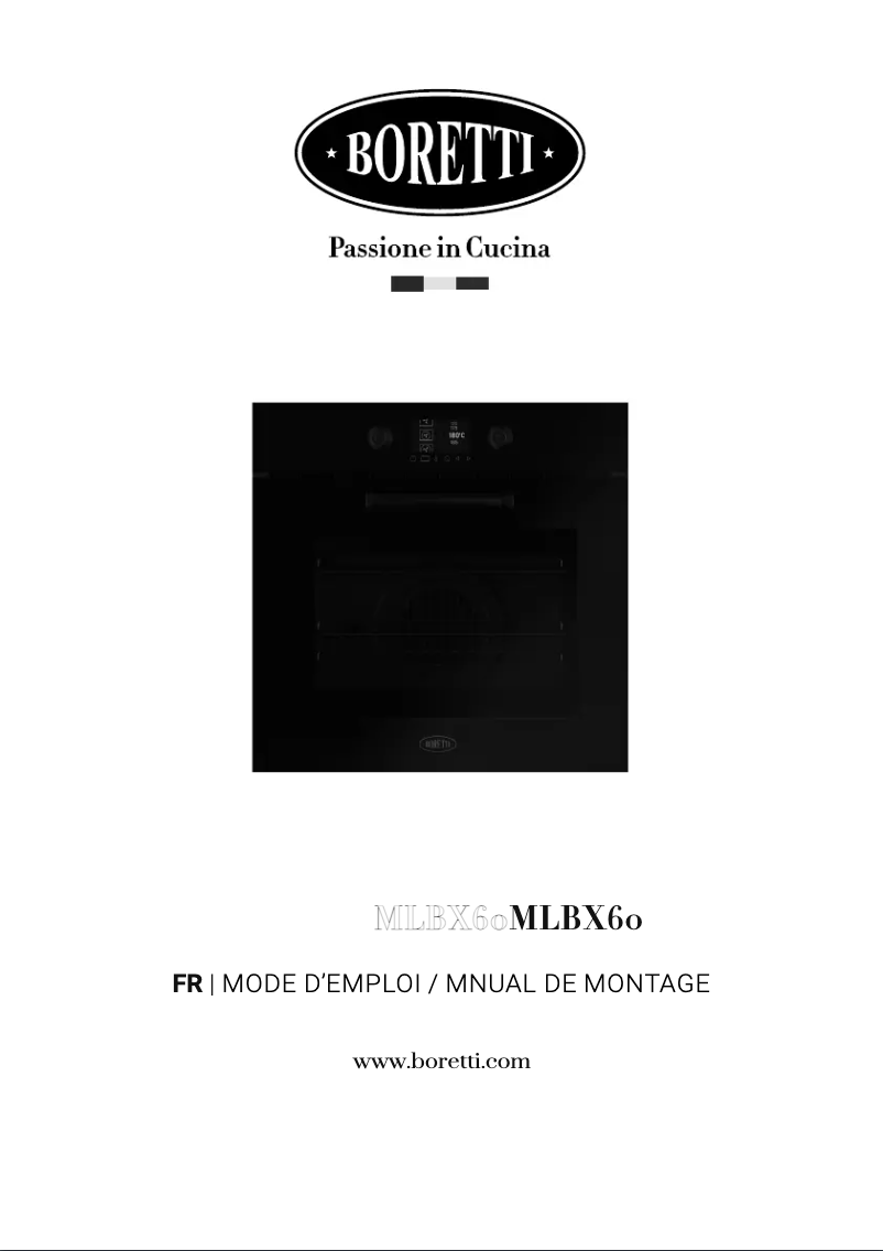 Página nº 1 - Manual de usuario Boretti MLBX60ZW