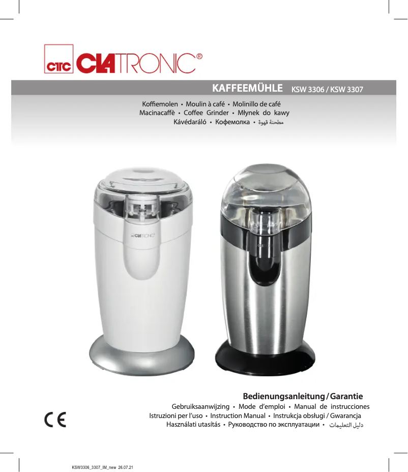 Página 1 del manual Manual de usuario Clatronic KSW 3306