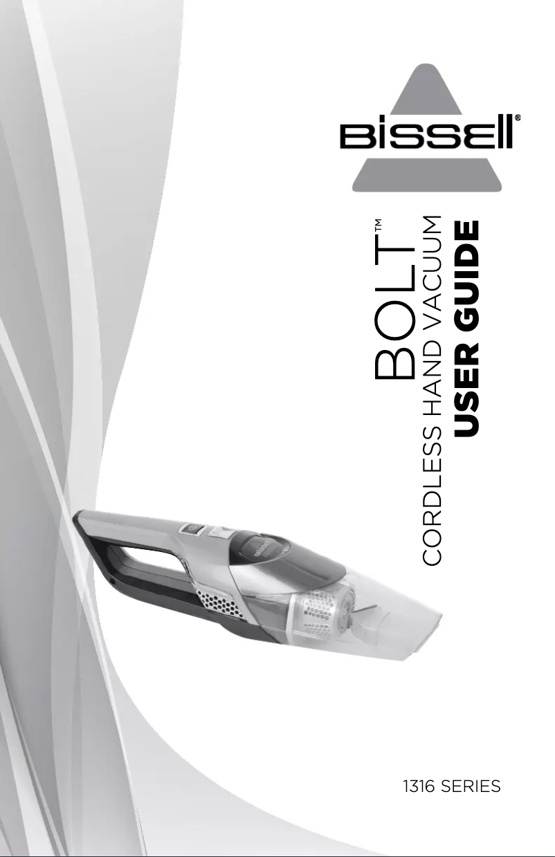Página 1 del manual Manual de usuario Bissell 1316