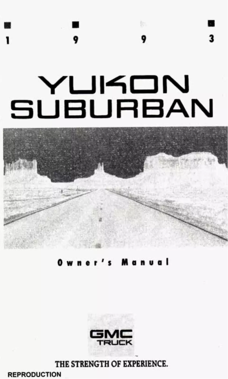 Imagen de la primera página del manual del dispositivo Suburban (1993)