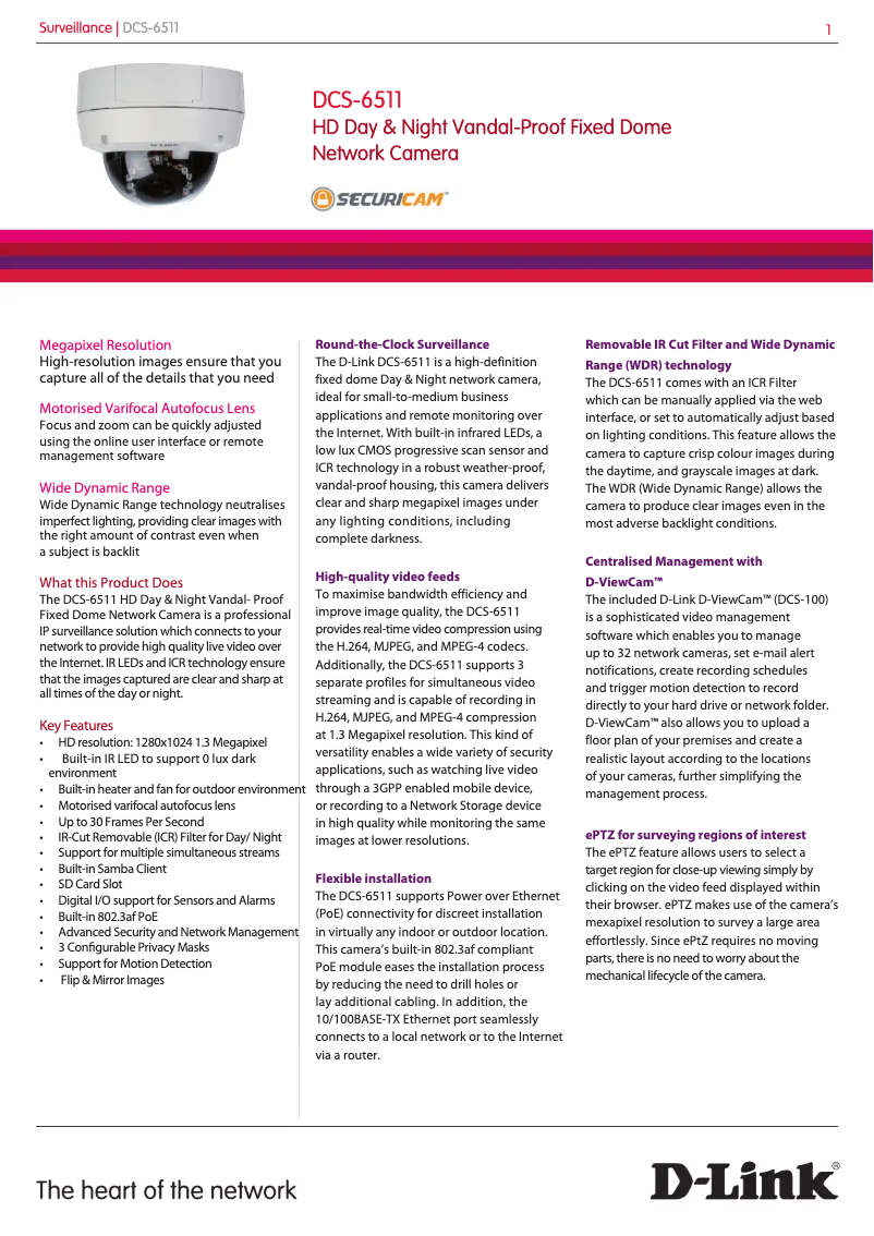 Imagen de la primera página del manual del dispositivo DCS-34-2