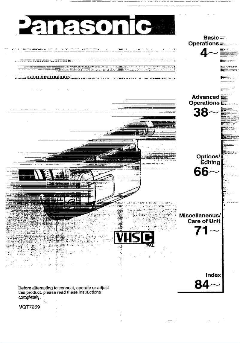 Imagen de la primera página del manual del dispositivo NV-VX30B