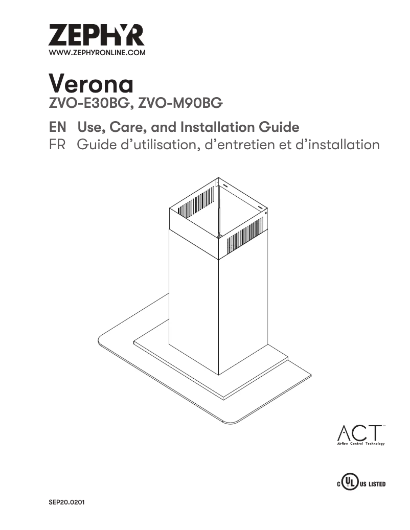 Imagen de la primera página del manual del dispositivo ZVO-E30BG