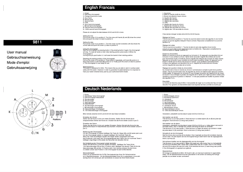 Página 1 del manual Manual de usuario Davis 9811