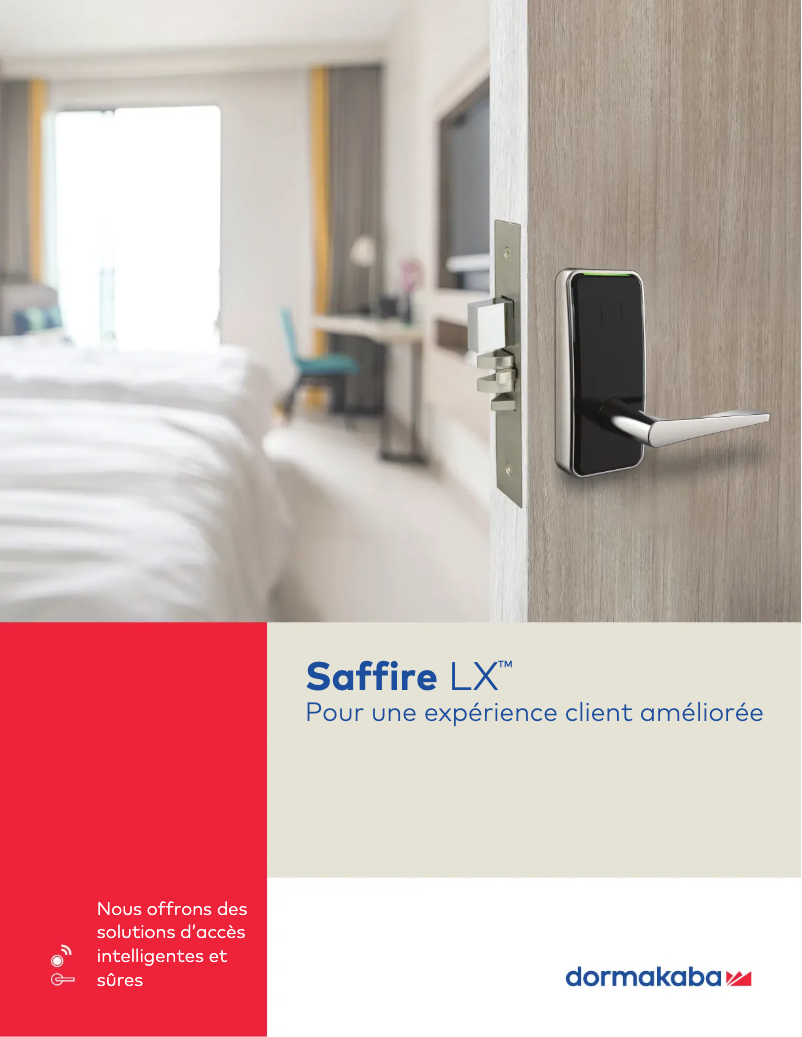 Página 1 del manual Ficha técnica Dormakaba Saffire LX