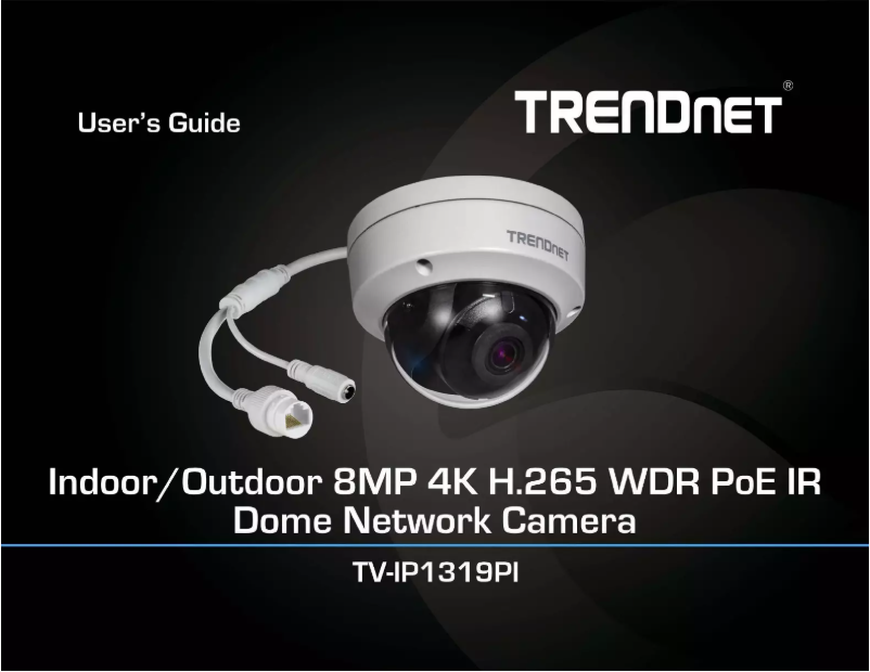 Imagen de la primera página del manual del dispositivo TV-IP1319PI