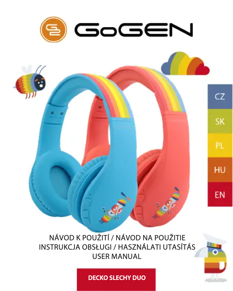 Imagen de la primera página del manual del dispositivo Decko Slechy Duo