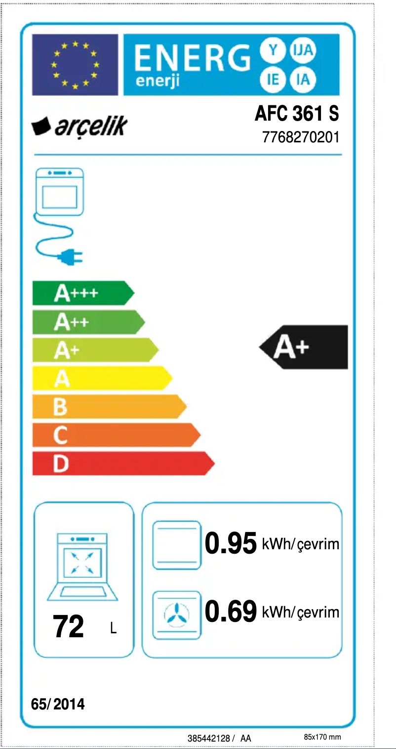 Página 1 del manual Manual de usuario Arçelik AFC 361 S