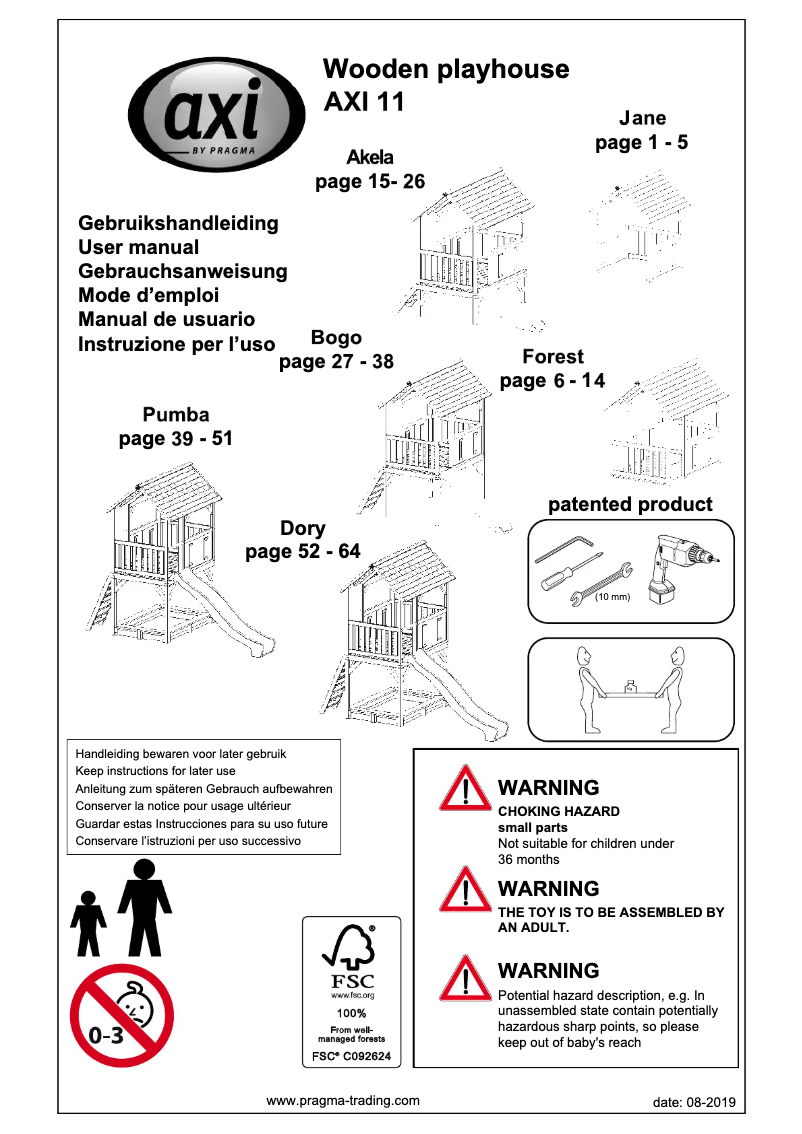 Página nº 1 - Manual de usuario AXI Meeko