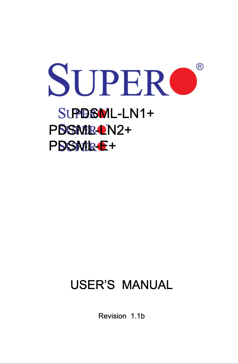 Imagen de la primera página del manual del dispositivo PDSML-E+