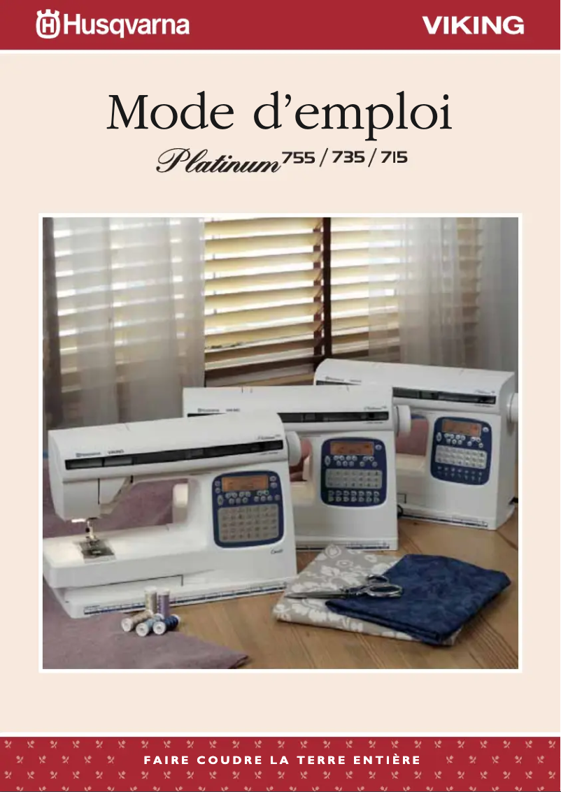 Imagen de la primera página del manual del dispositivo Platinum 755