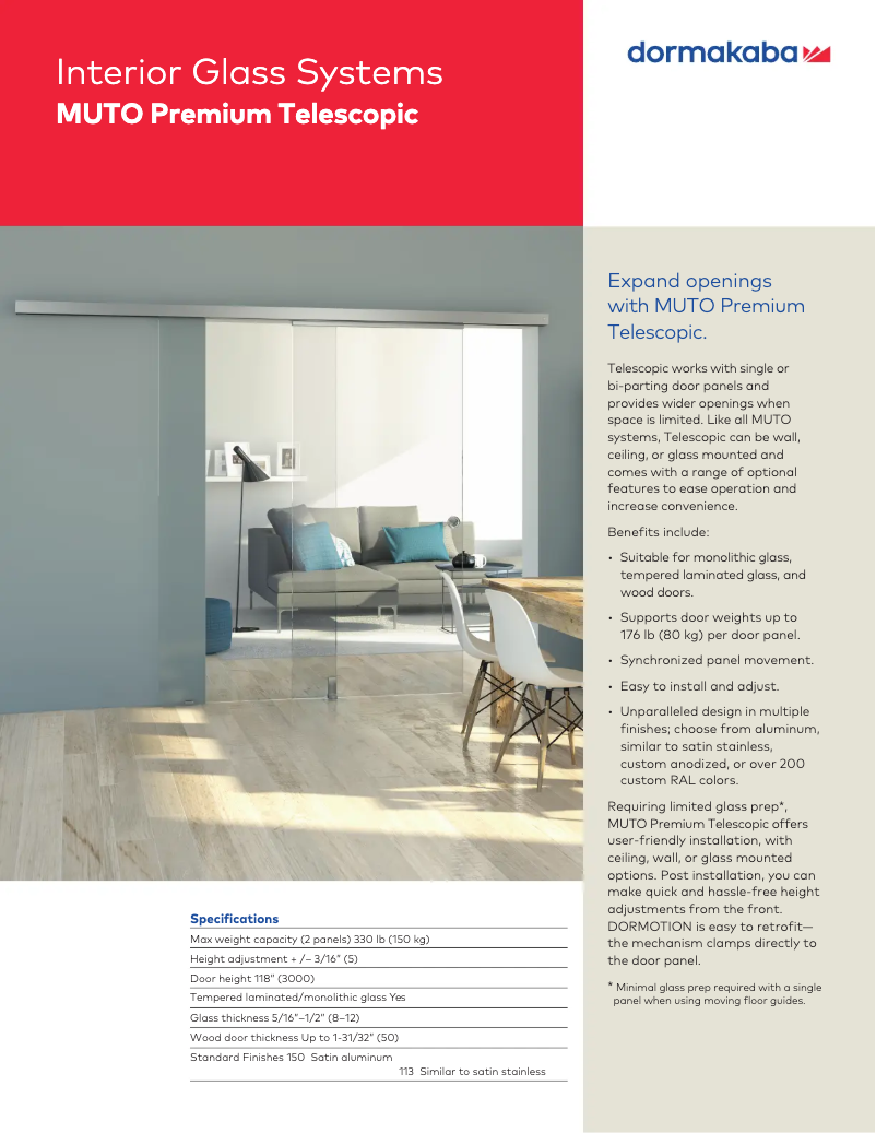 Imagen de la primera página del manual del dispositivo MUTO Telescopic