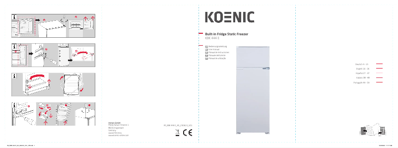 Imagen de la primera página del manual del dispositivo KBK 444 E