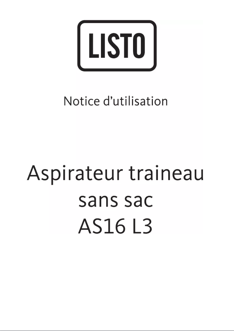 Imagen de la primera página del manual del dispositivo AS16 L3