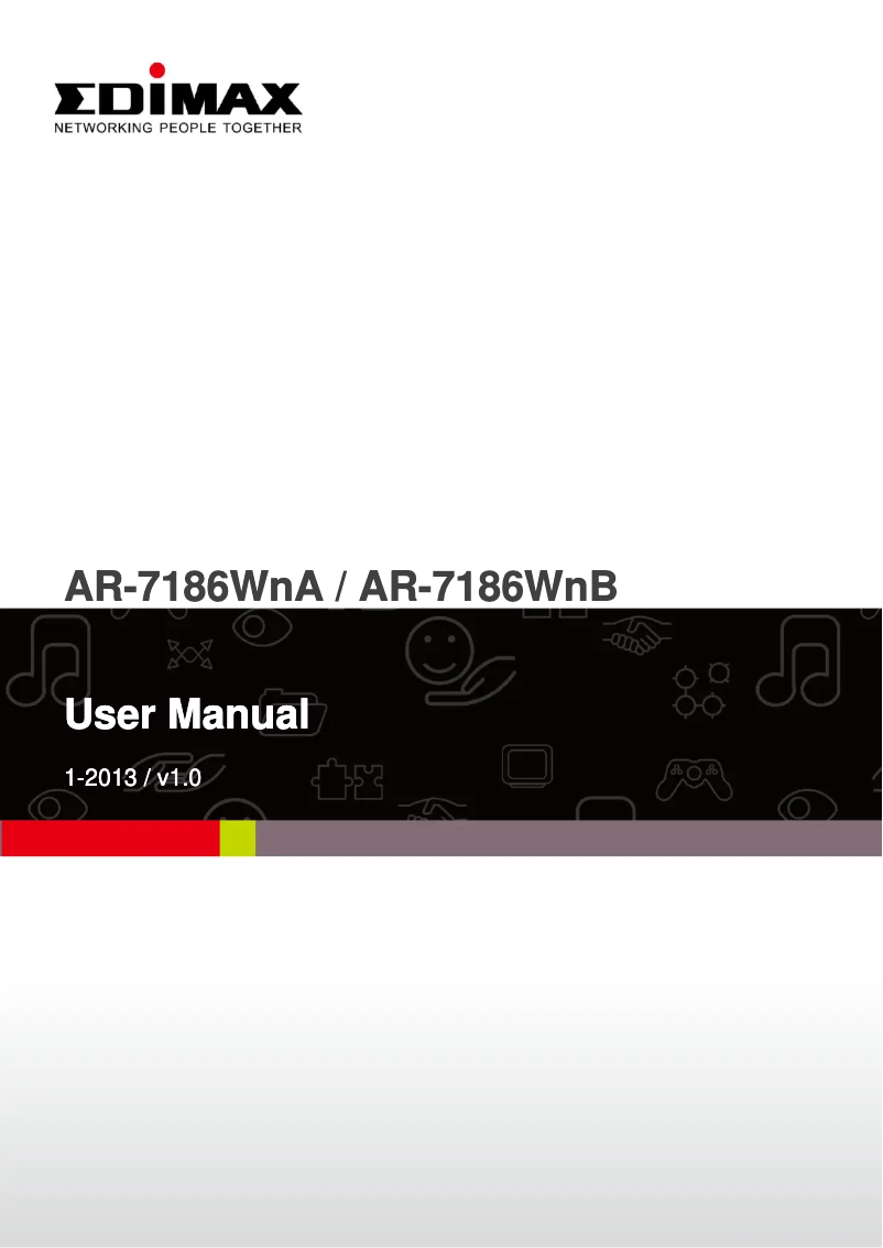 Imagen de la primera página del manual del dispositivo AR-7186WNA