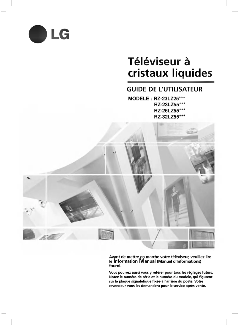 Imagen de la primera página del manual del dispositivo RZ-32LZ55