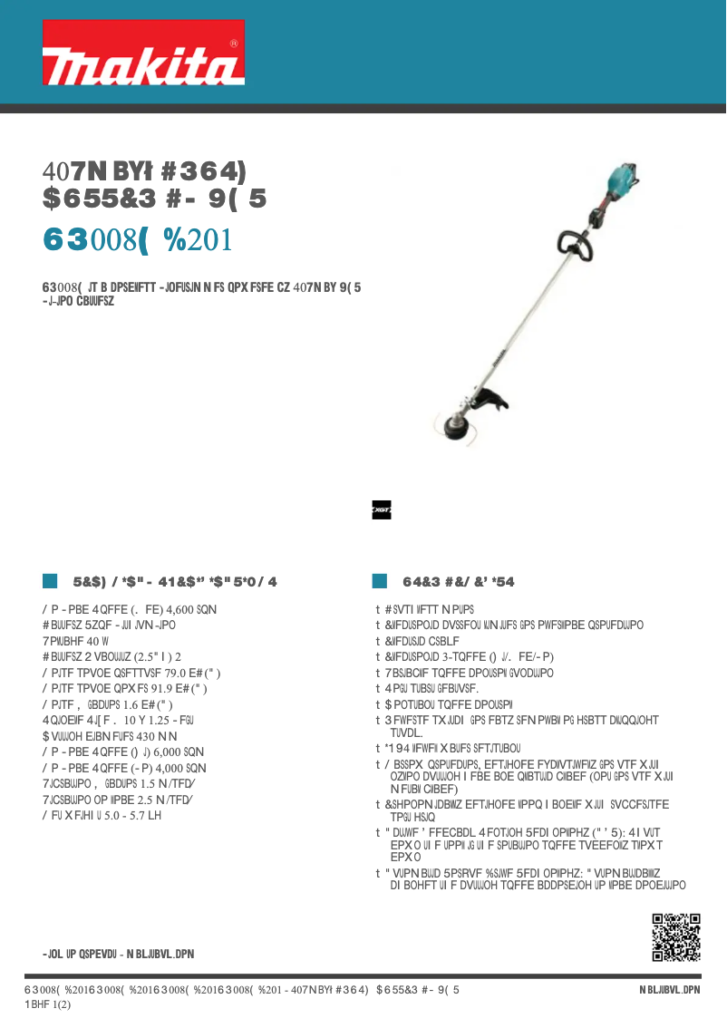 Imagen de la primera página del manual del dispositivo UR008GD201