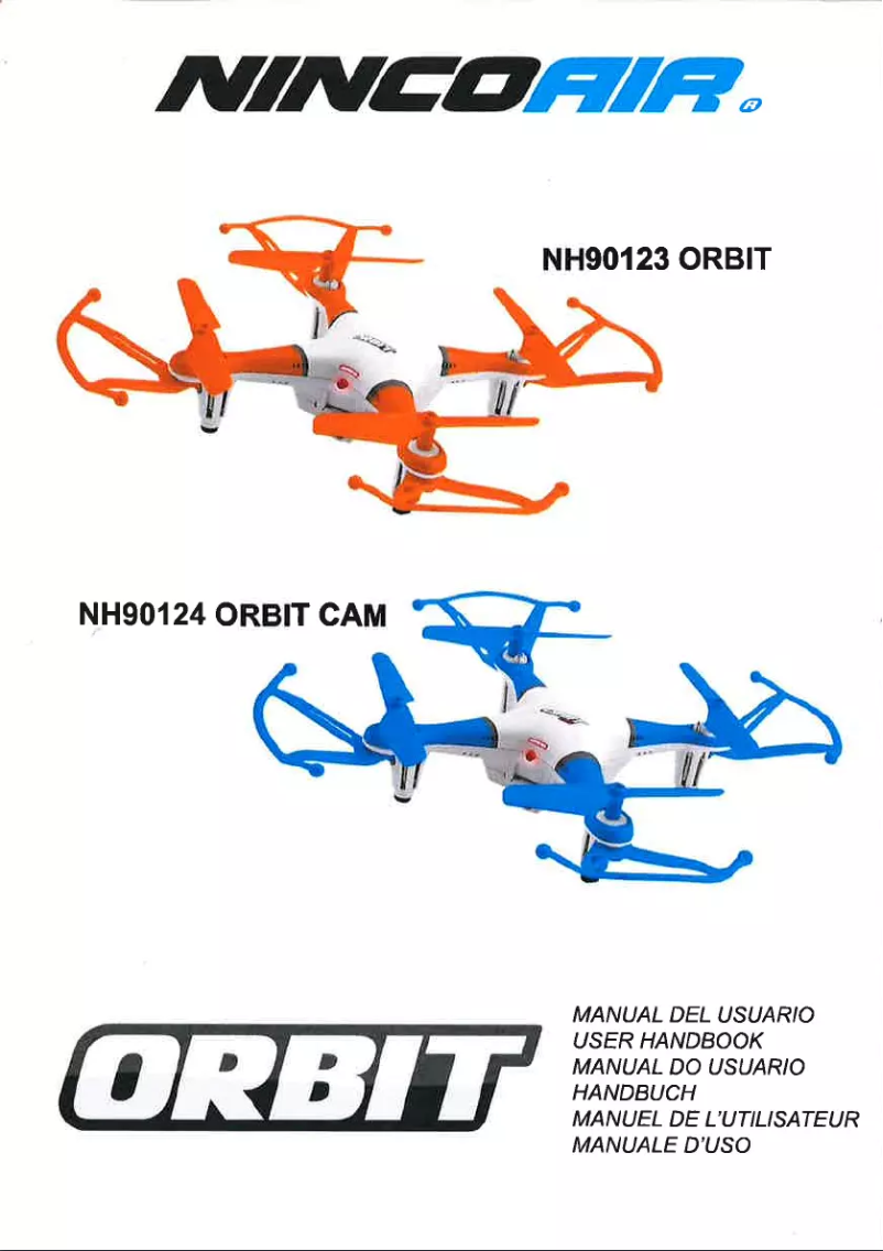 Imagen de la primera página del manual del dispositivo Nincoair Quadrone Orbit Cam NH90124