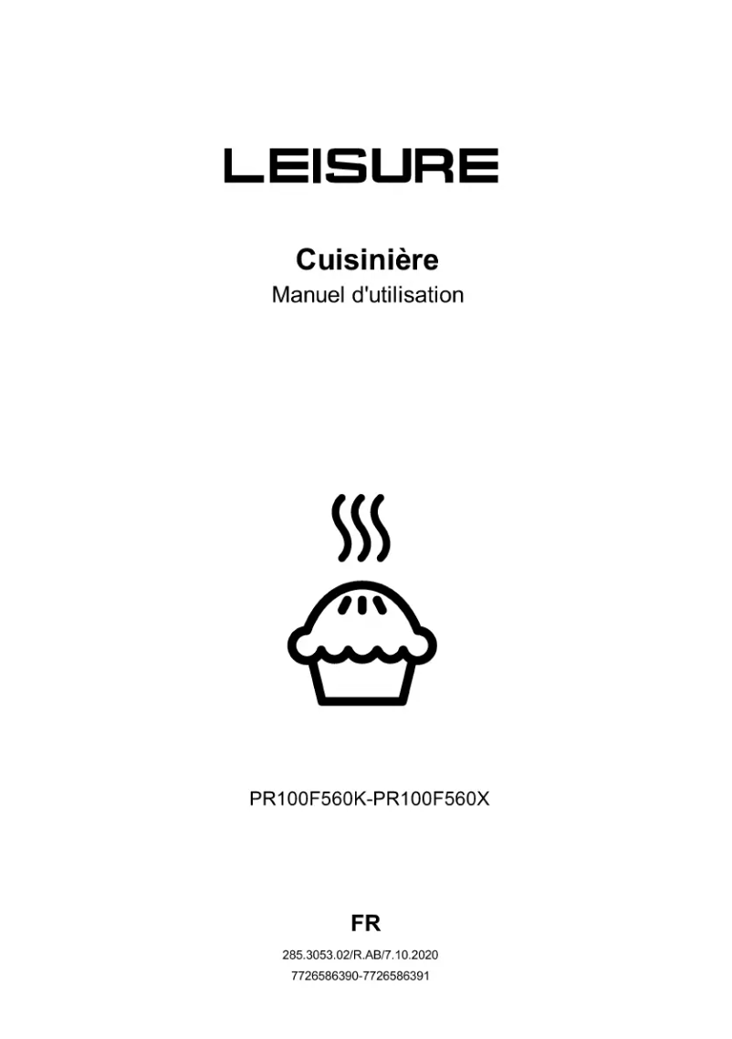 Imagen de la primera página del manual del dispositivo PR100F560K