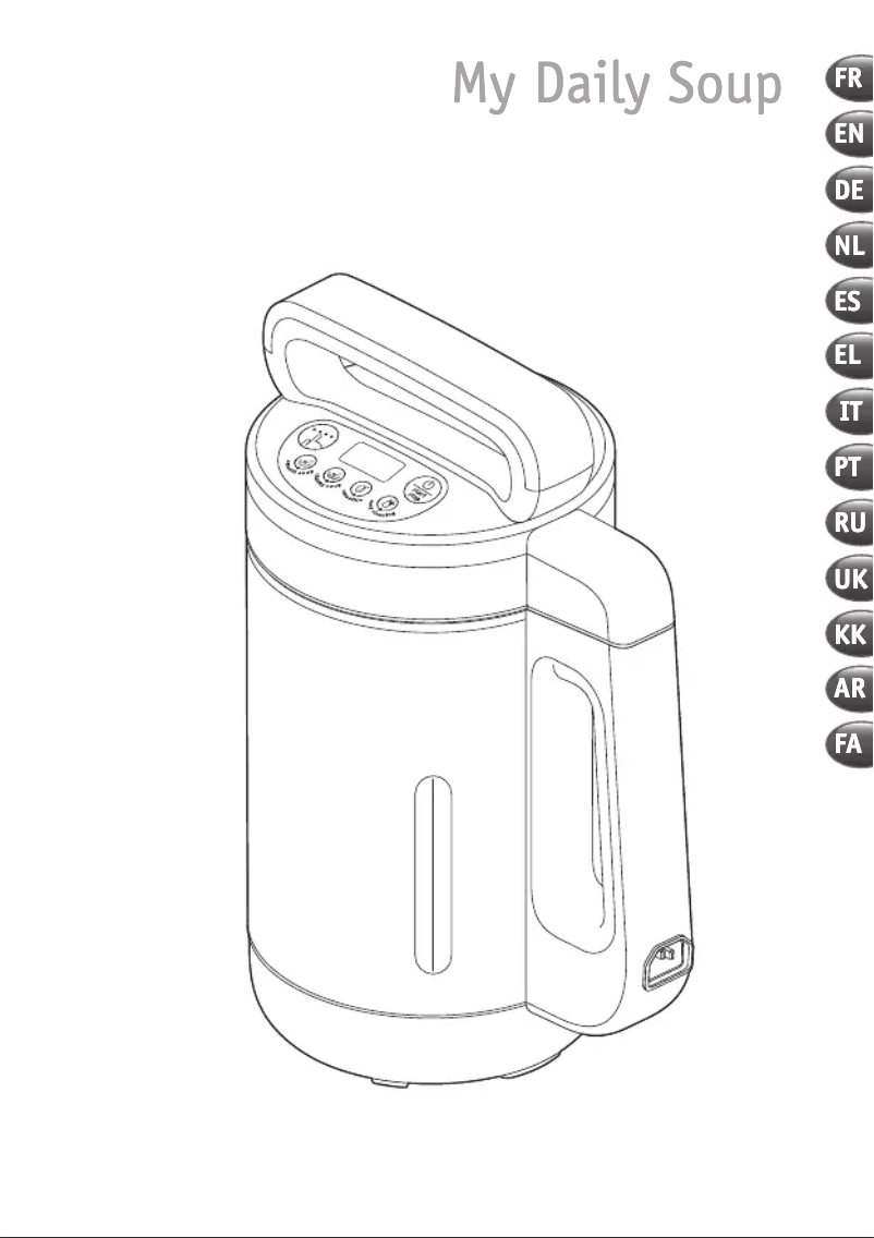 Página nº 1 - Manual de usuario Tefal My Daily Soup BL5428