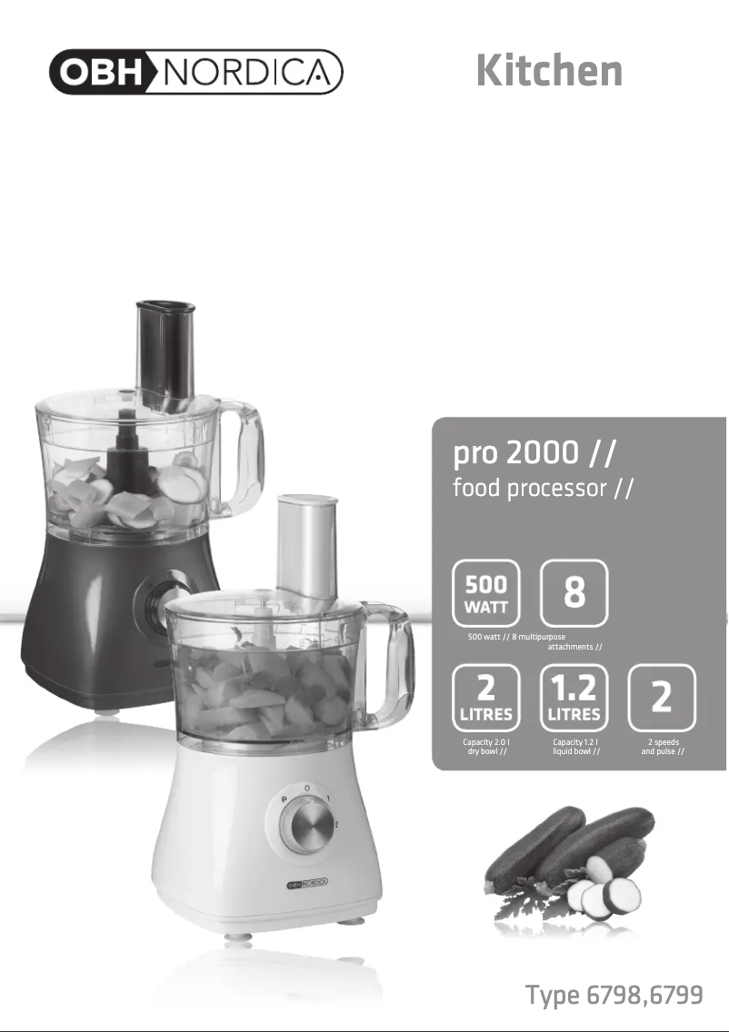 Imagen de la primera página del manual del dispositivo Chilli Pro 2000