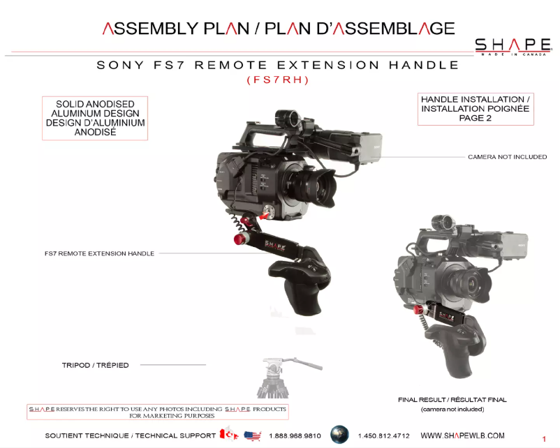 Imagen de la primera página del manual del dispositivo FS7RH