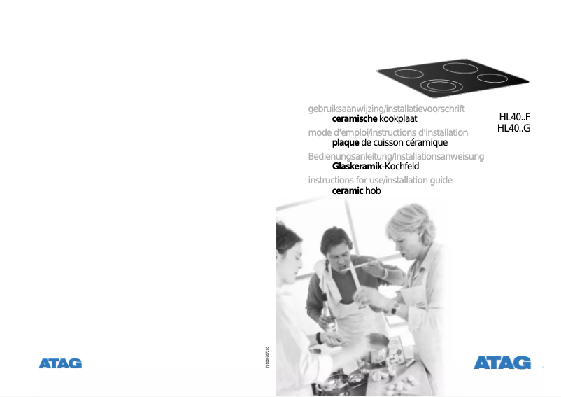 Página 1 del manual Manual de usuario Atag HL4011G