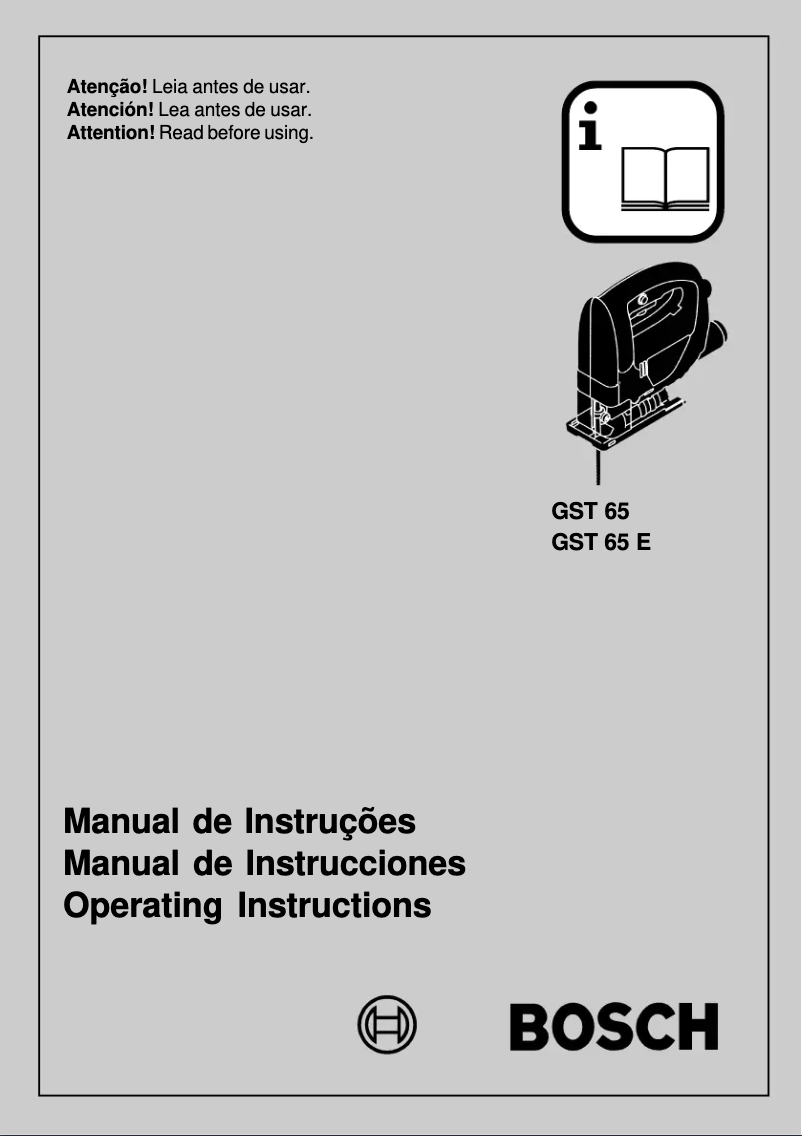 Imagen de la primera página del manual del dispositivo GST 65 E Professional