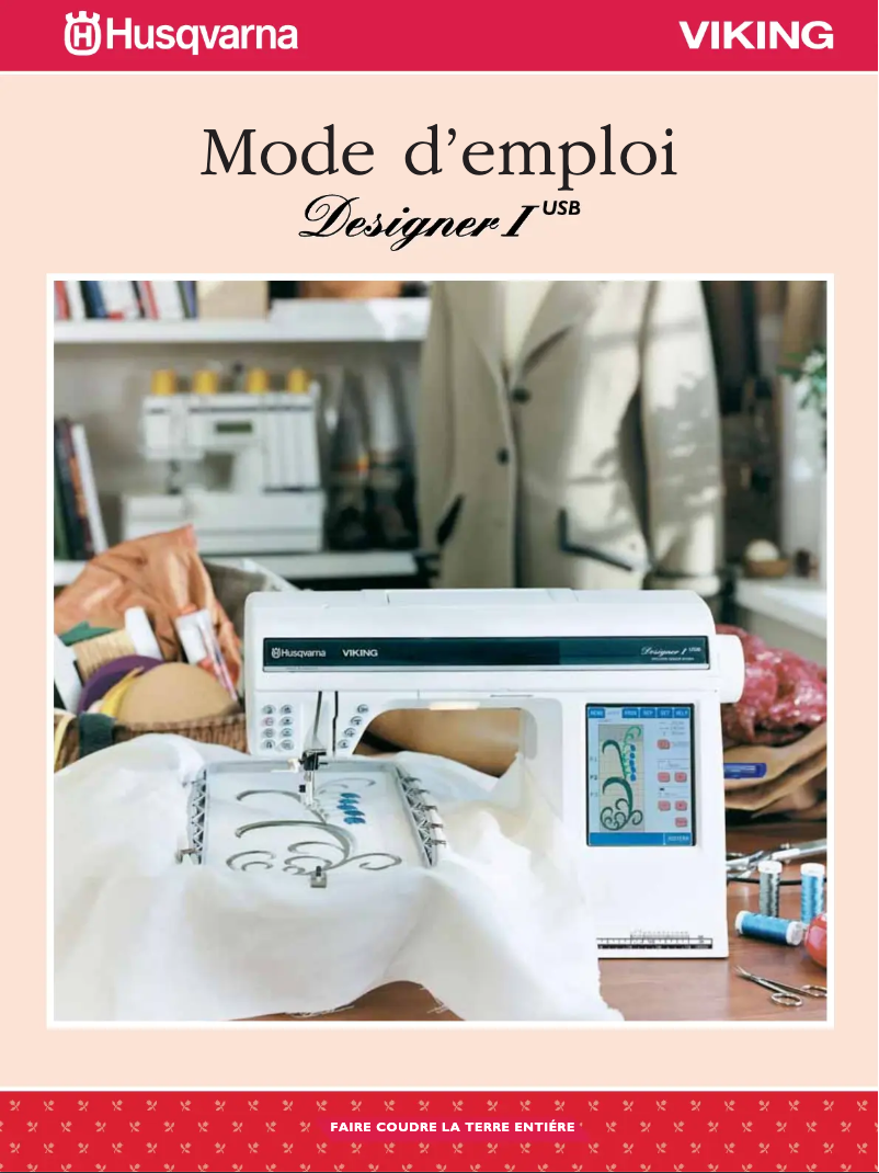 Página 1 del manual Manual de usuario Husqvarna Designer I USB