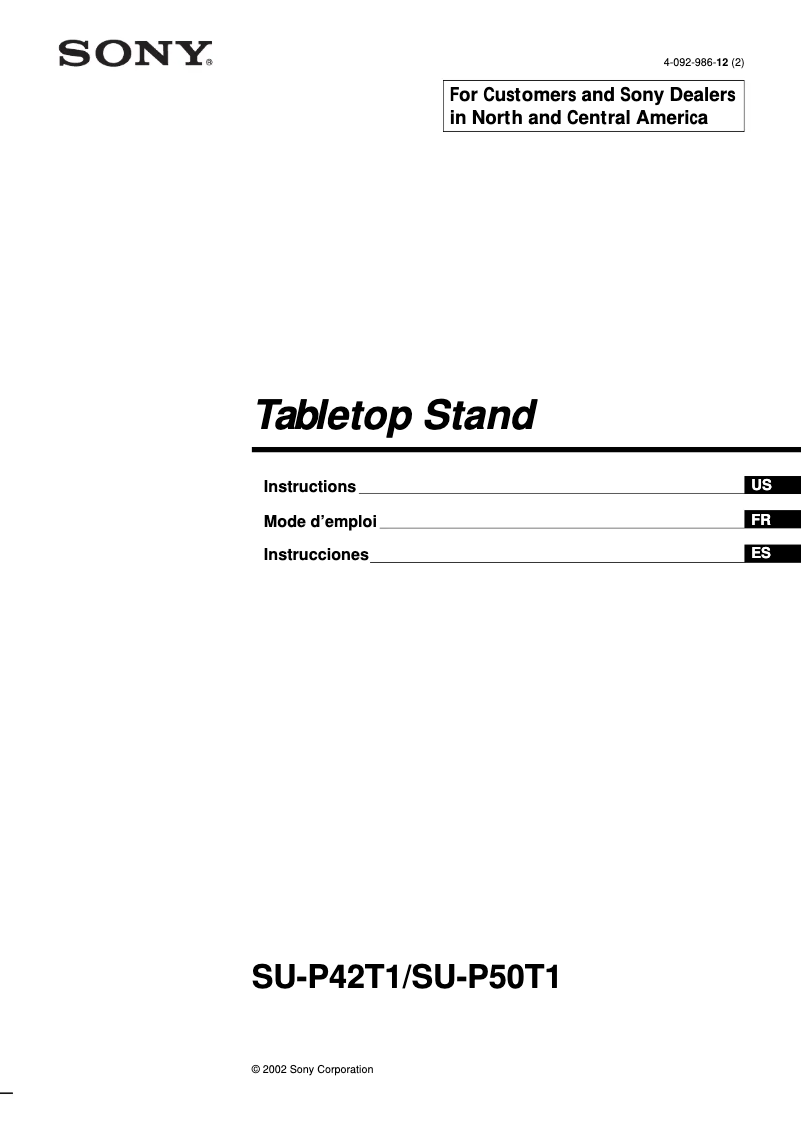Imagen de la primera página del manual del dispositivo KE-42XBR900