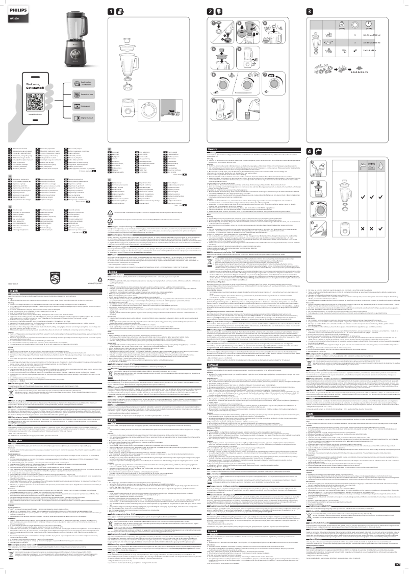 Imagen de la primera página del manual del dispositivo HR3020