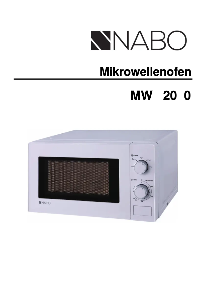 Imagen de la primera página del manual del dispositivo MWU 2010